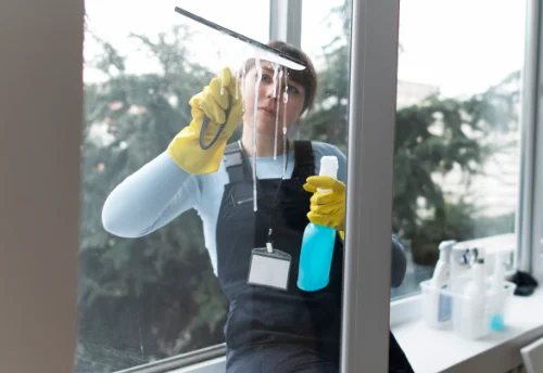 Nettoyage de vitres intérieures et extérieures à Murol